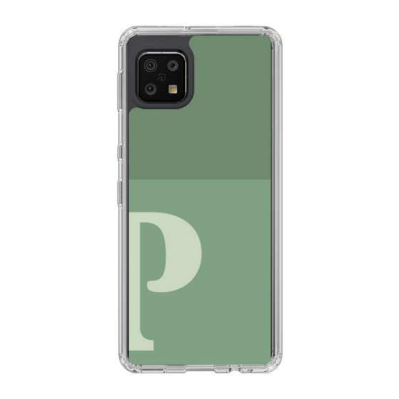 Slim Protection Case［ Original - initial two tone - P green ］