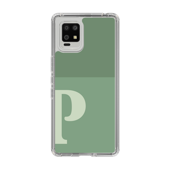 Slim Protection Case［ Original - initial two tone - P green ］