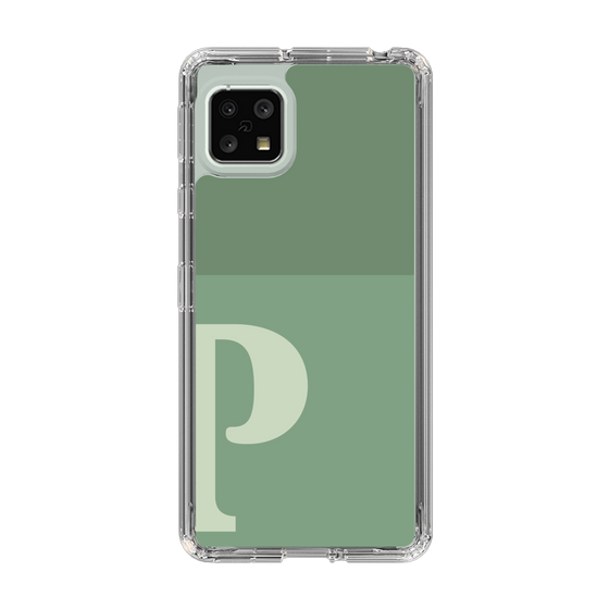 Slim Protection Case［ Original - initial two tone - P green ］