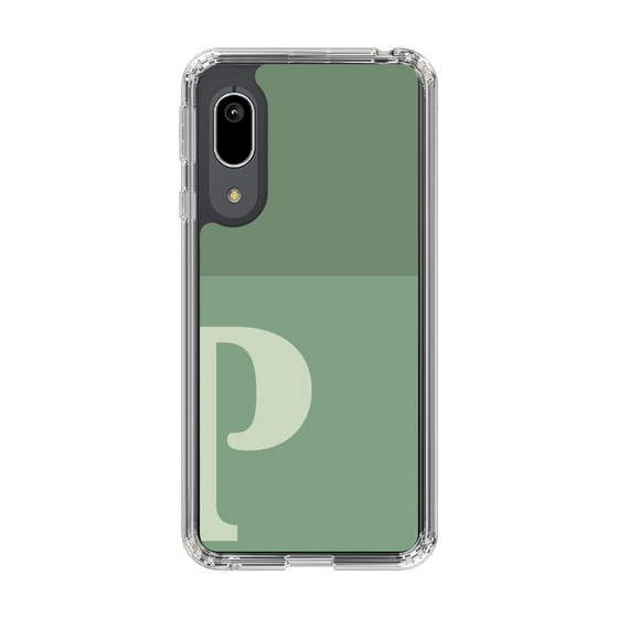 Slim Protection Case［ Original - initial two tone - P green ］