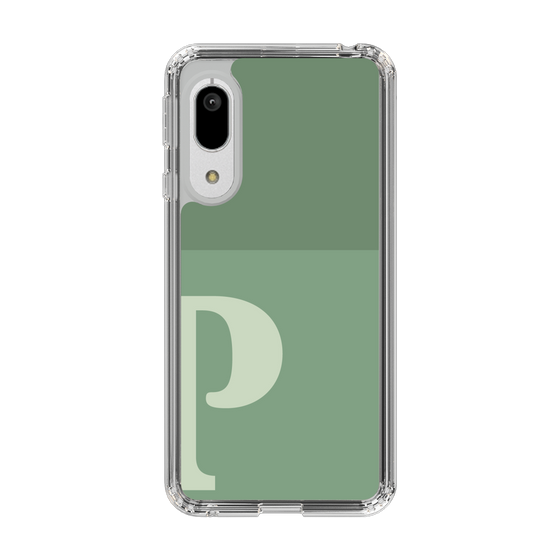 Slim Protection Case［ Original - initial two tone - P green ］