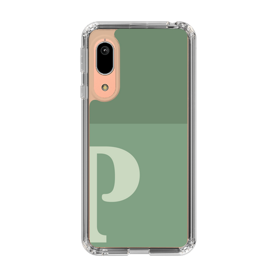 Slim Protection Case［ Original - initial two tone - P green ］