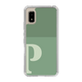 Slim Protection Case［ Original - initial two tone - P green ］