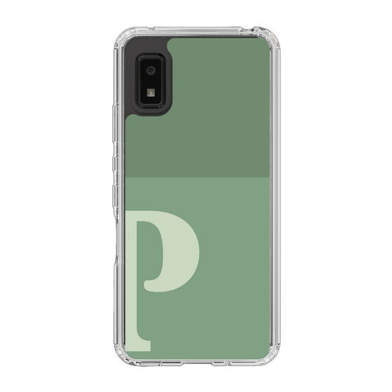 Slim Protection Case［ Original - initial two tone - P green ］