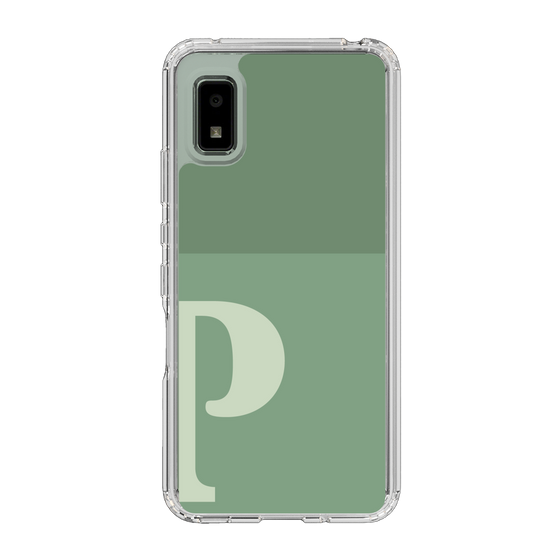 Slim Protection Case［ Original - initial two tone - P green ］