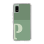 Slim Protection Case［ Original - initial two tone - P green ］
