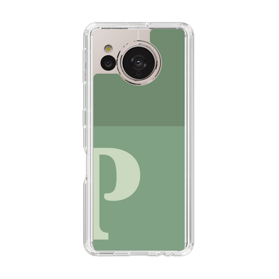Slim Protection Case［ Original - initial two tone - P green ］