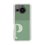 Slim Protection Case［ Original - initial two tone - P green ］