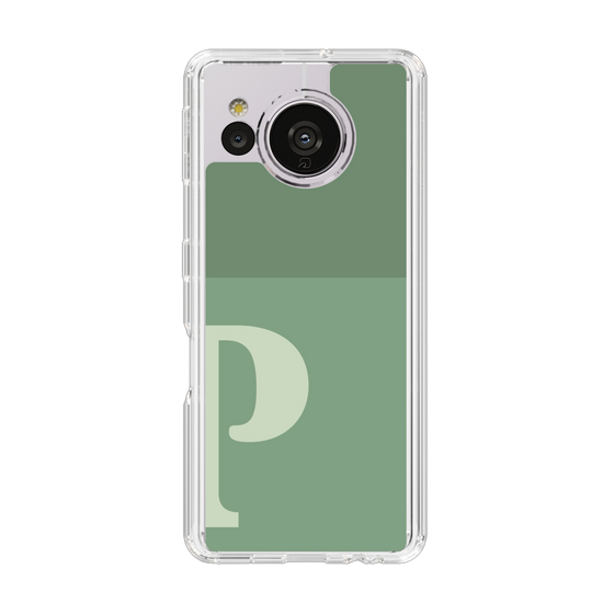 Slim Protection Case［ Original - initial two tone - P green ］