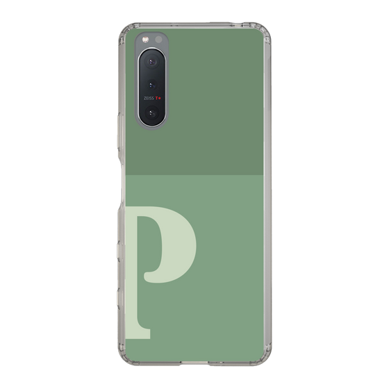 Slim Protection Case［ Original - initial two tone - P green ］