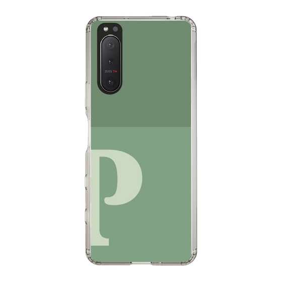 Slim Protection Case［ Original - initial two tone - P green ］