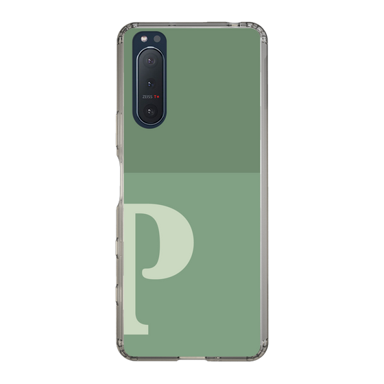 Slim Protection Case［ Original - initial two tone - P green ］