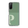 Slim Protection Case［ Original - initial two tone - P green ］