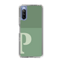 Slim Protection Case［ Original - initial two tone - P green ］