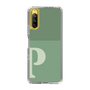 Slim Protection Case［ Original - initial two tone - P green ］
