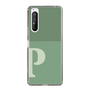 Slim Protection Case［ Original - initial two tone - P green ］
