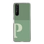 Slim Protection Case［ Original - initial two tone - P green ］