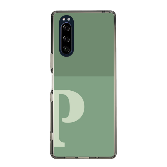 Slim Protection Case［ Original - initial two tone - P green ］