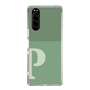 Slim Protection Case［ Original - initial two tone - P green ］
