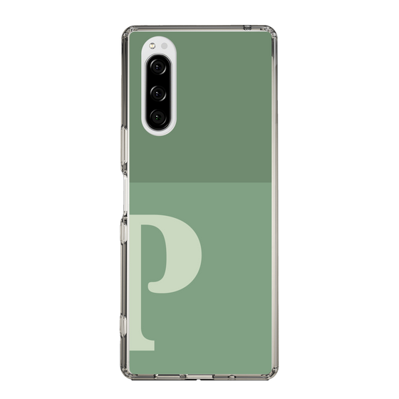 Slim Protection Case［ Original - initial two tone - P green ］