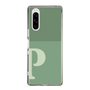 Slim Protection Case［ Original - initial two tone - P green ］