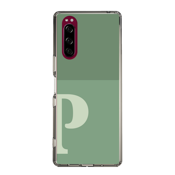 Slim Protection Case［ Original - initial two tone - P green ］
