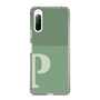 Slim Protection Case［ Original - initial two tone - P green ］
