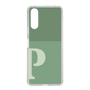 Slim Protection Case［ Original - initial two tone - P green ］