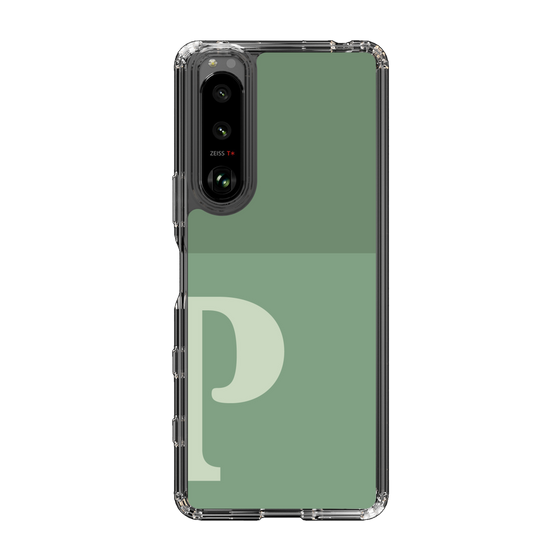 Slim Protection Case［ Original - initial two tone - P green ］