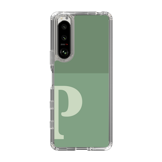 Slim Protection Case［ Original - initial two tone - P green ］
