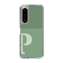 Slim Protection Case［ Original - initial two tone - P green ］