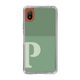 Slim Protection Case［ Original - initial two tone - P green ］