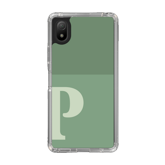 Slim Protection Case［ Original - initial two tone - P green ］