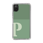 Slim Protection Case［ Original - initial two tone - P green ］