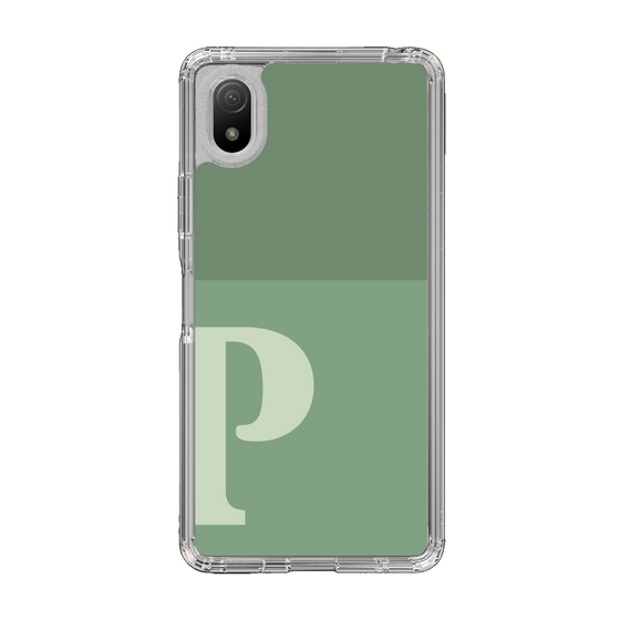 Slim Protection Case［ Original - initial two tone - P green ］