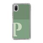 Slim Protection Case［ Original - initial two tone - P green ］