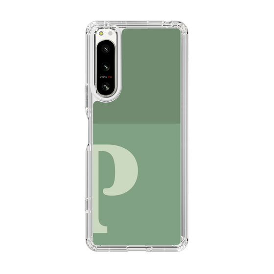 Slim Protection Case［ Original - initial two tone - P green ］