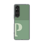 Slim Protection Case［ Original - initial two tone - P green ］