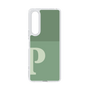 Slim Protection Case［ Original - initial two tone - P green ］