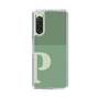 Slim Protection Case［ Original - initial two tone - P green ］