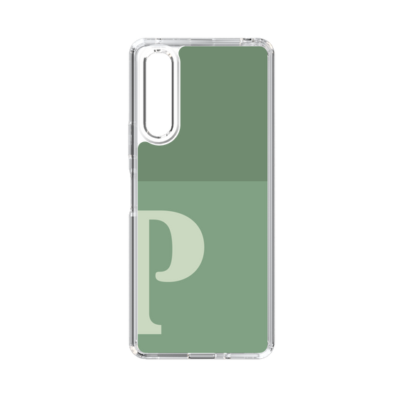 Slim Protection Case［ Original - initial two tone - P green ］