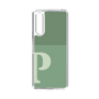 Slim Protection Case［ Original - initial two tone - P green ］