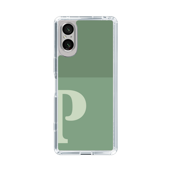 Slim Protection Case［ Original - initial two tone - P green ］