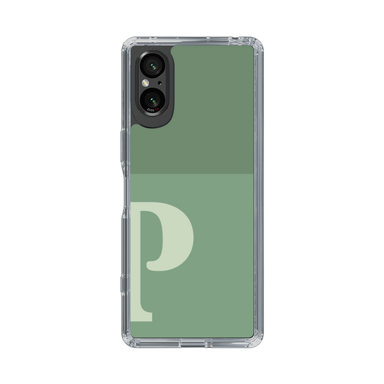 Slim Protection Case［ Original - initial two tone - P green ］