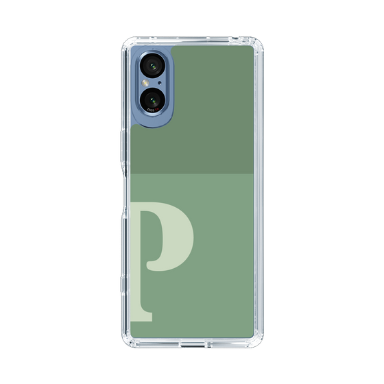 Slim Protection Case［ Original - initial two tone - P green ］