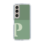 Slim Protection Case［ Original - initial two tone - P green ］