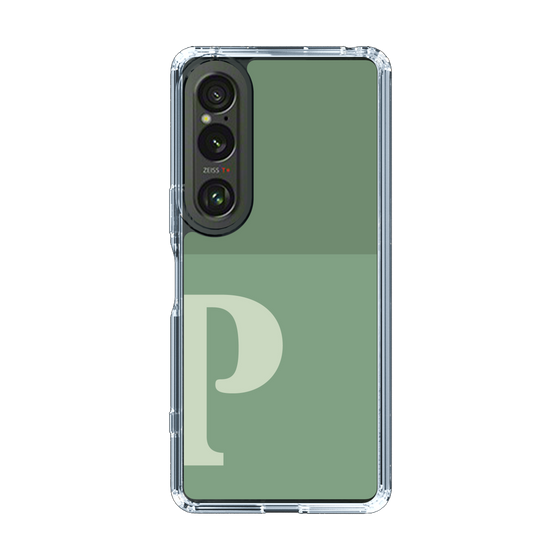 Slim Protection Case［ Original - initial two tone - P green ］