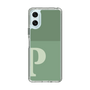 Slim Protection Case［ Original - initial two tone - P green ］