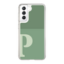 Slim Protection Case［ Original - initial two tone - P green ］