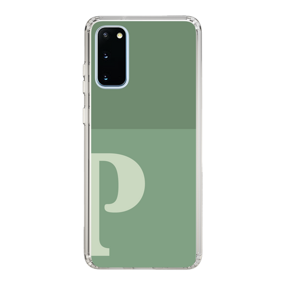 Slim Protection Case［ Original - initial two tone - P green ］